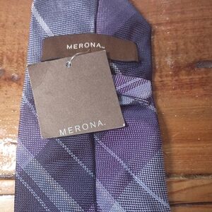 Merona Purple Plaid Men's Tie